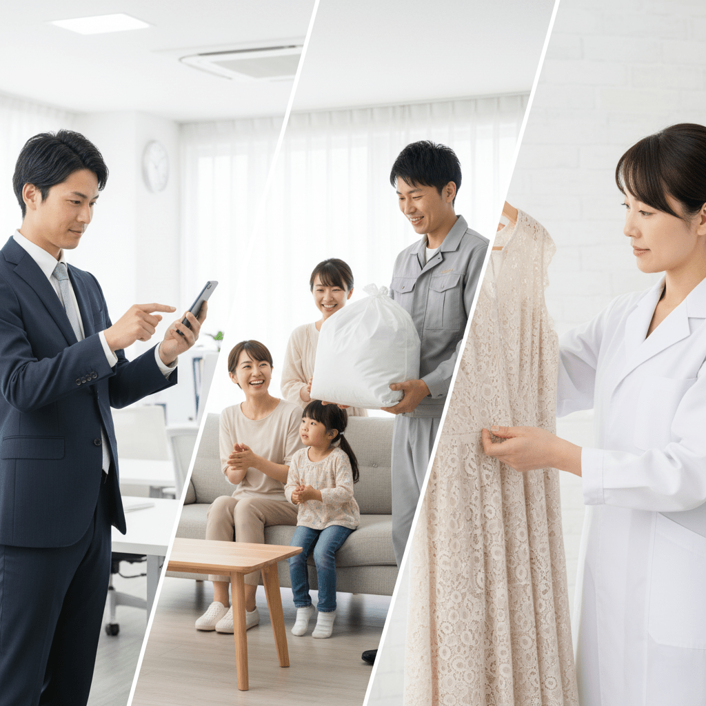 タイプ別に見る！大阪の宅配クリーニング徹底レビュー